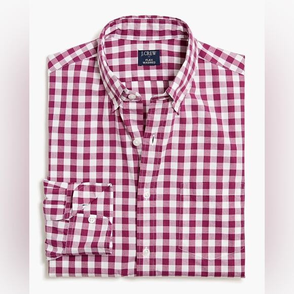 J. Crew Factory Other - J. Crew Factory mens Slim gingham flex casual shirt, Size M Item BP987